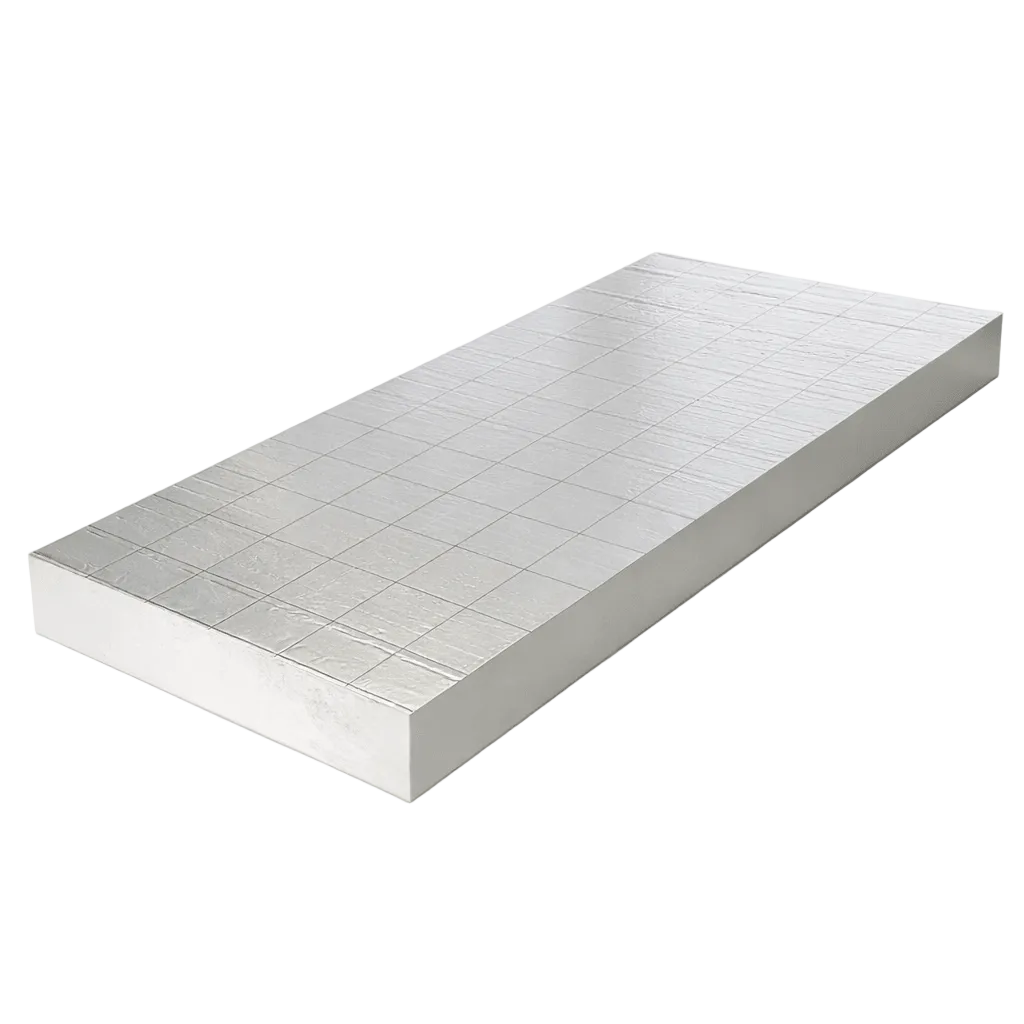 100 mm TermPIR AL PIR isoleringsplade med alu-overflade